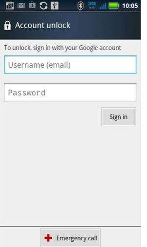 Sblocca il blocco dello schermo Huawei tramite la funzione Password dimenticata