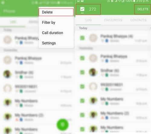 Come eliminare la cronologia delle chiamate su Android
