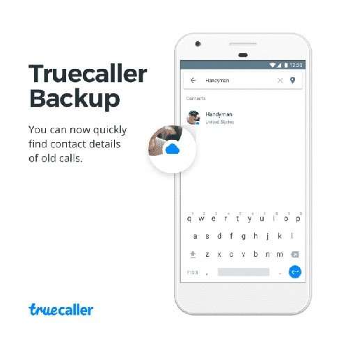 Può vedo i vecchi contatti o il numero di telefono da Truecaller