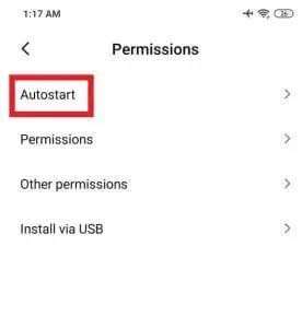 Disabilita l'avvio automatico delle app