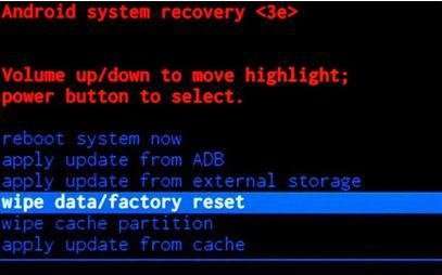 Cancella i dati o ripristina le impostazioni di fabbrica di Android