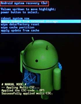 Che cos'è Android Sistema Recupero 3e