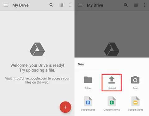 Esegui il backup di Android con Google Drive