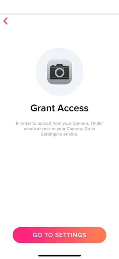 Consenti tutte le autorizzazioni necessarie per app Tinder su Android