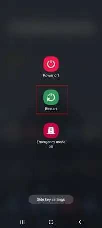 Disattiva la modalità provvisoria su Android