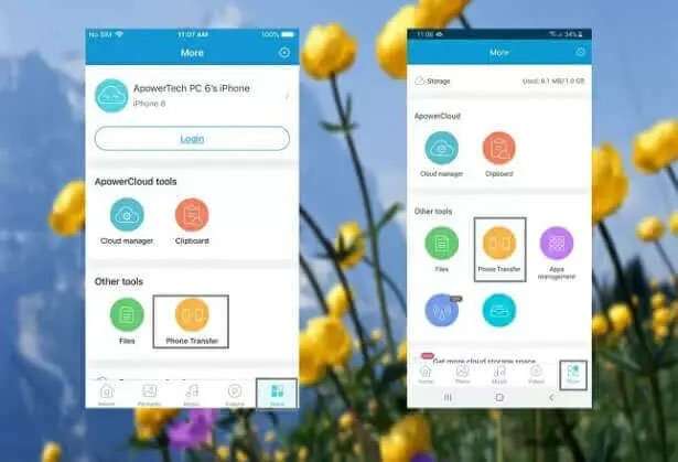 Trasferisci dati da Android o iPhone utilizzando AirMore