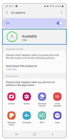 Check Connection Status of S Pen On Samsung S23 Ultra, S23, S23 Plus