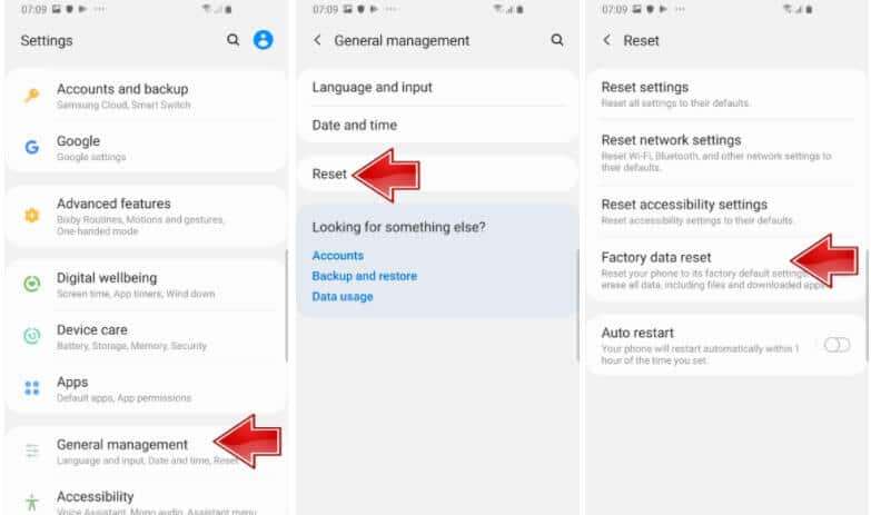 Factory Reset Samsung Galaxy Phone