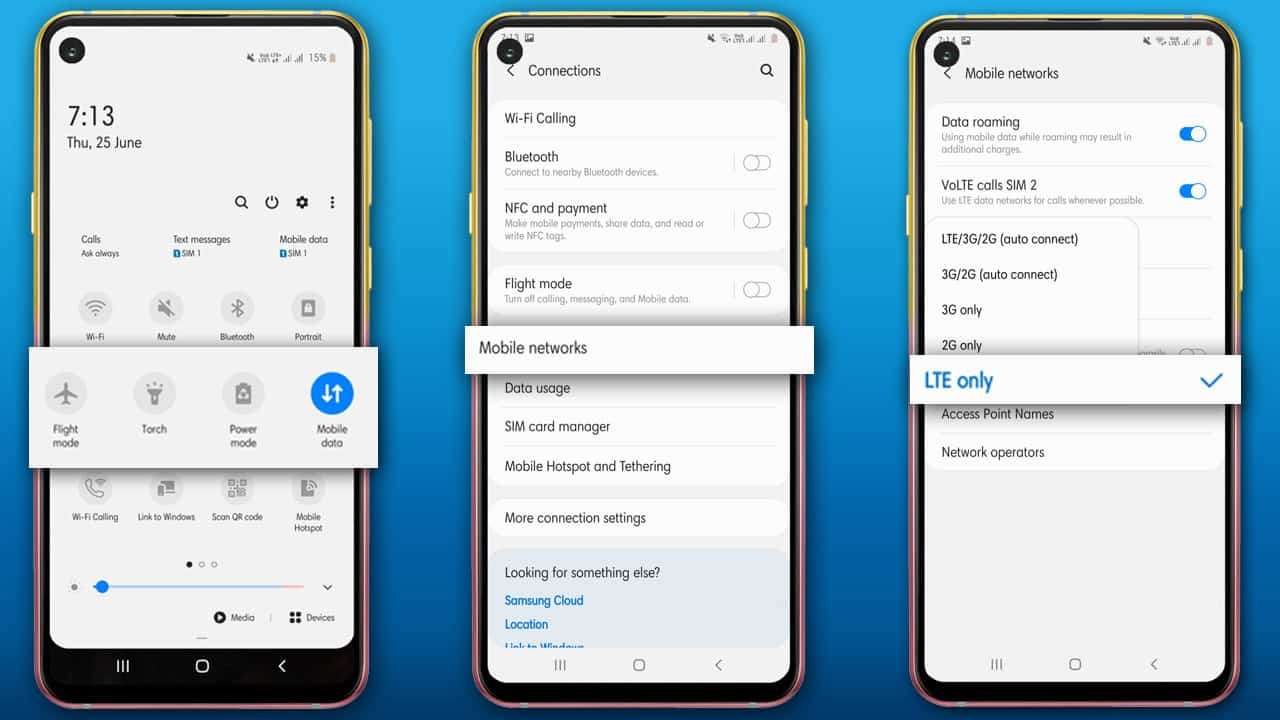 Try Different Network Mode To Fix Failed To Download Attachment From Multimedia Message